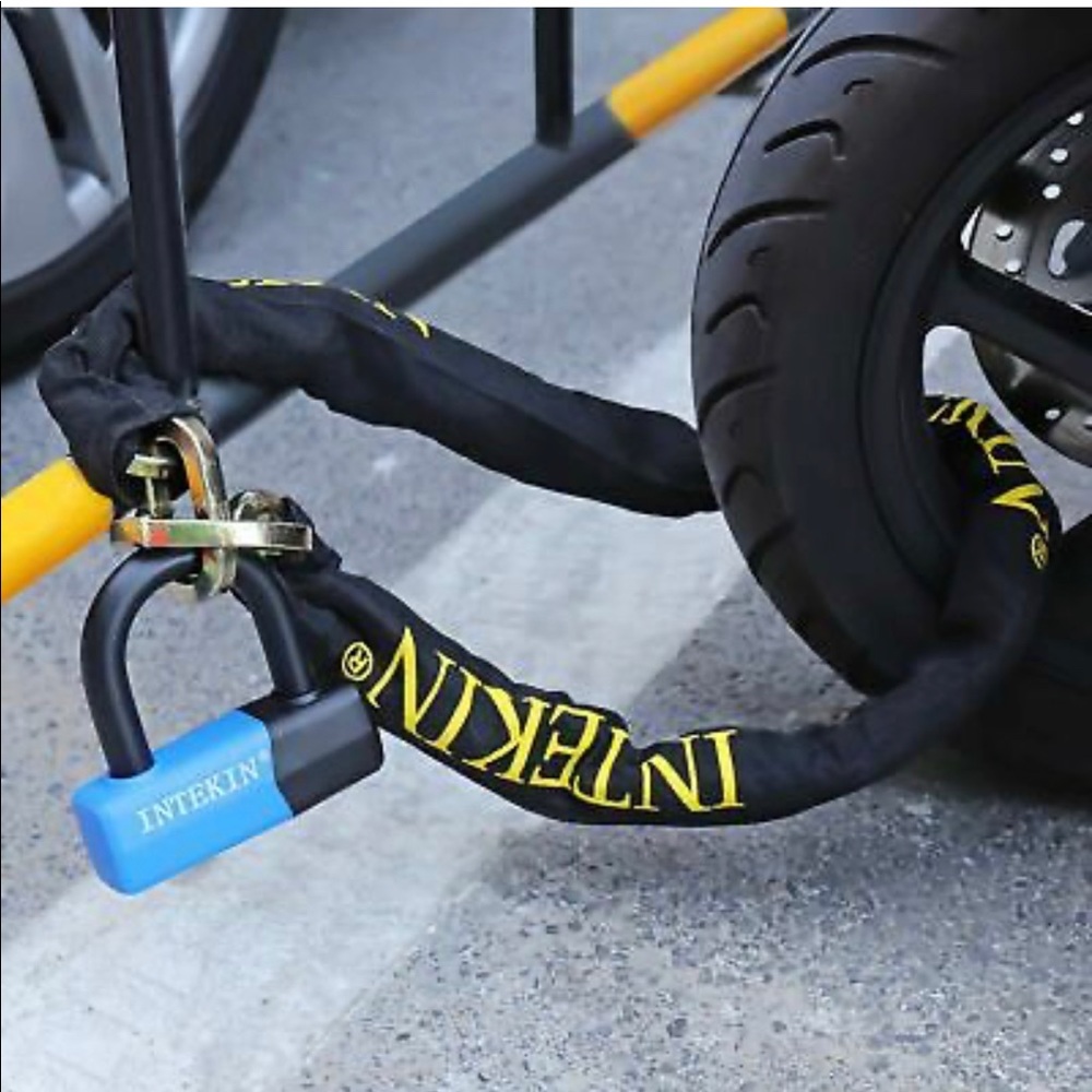 Intekin Motorcycle Chain and U Lock